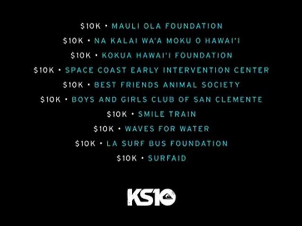 Kelly Slater's 10 for Ten (10th ASP Surfing Championship)