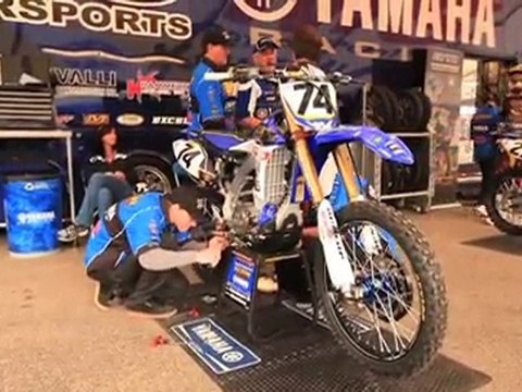 Rockstar Yamaha Rider Austin Stroupe at Anaheim One