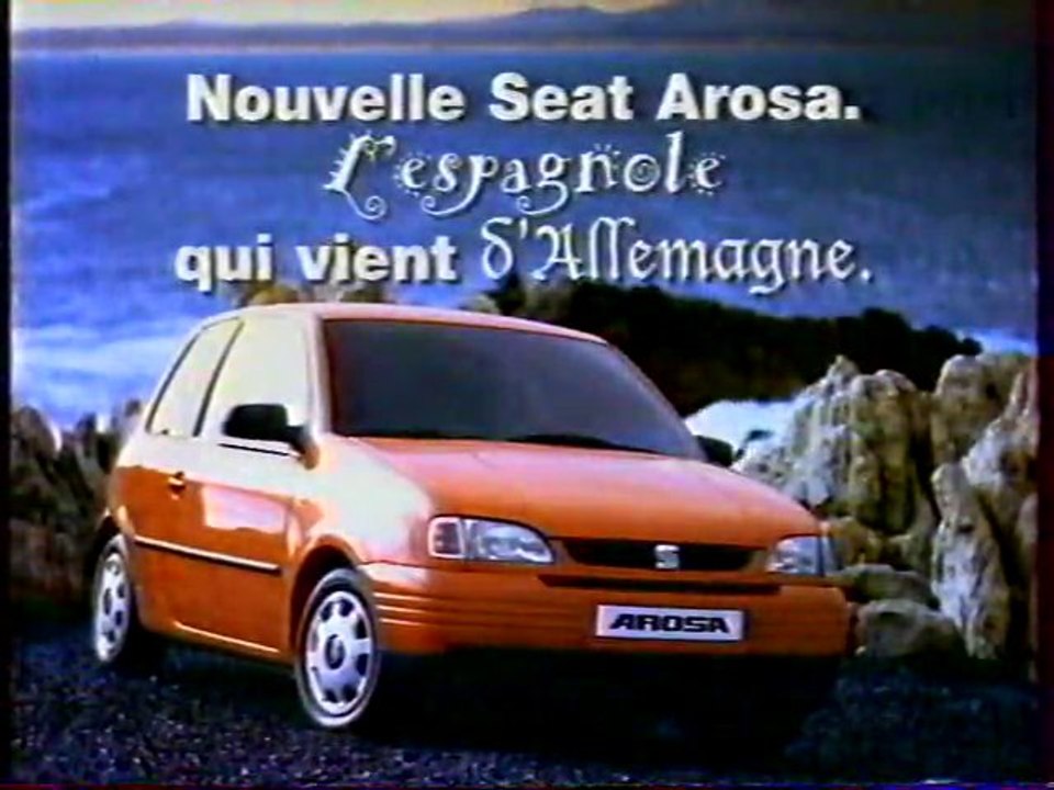 Publicité Seat Arosa 1997