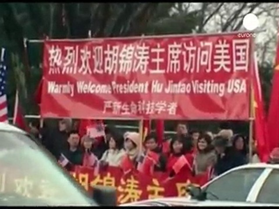 Tapis rouge pour Hu Jintao aux Etats-Unis