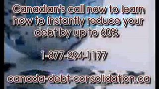 canada personal debt consolidation