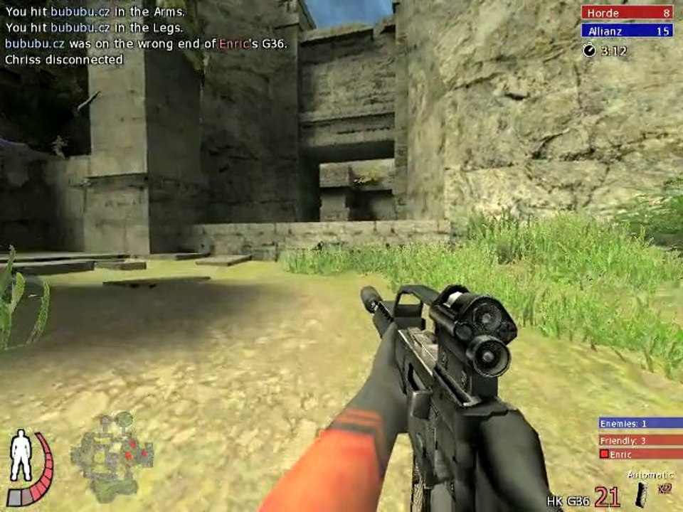 Match Urban Terror 143 (raiders_rc1)