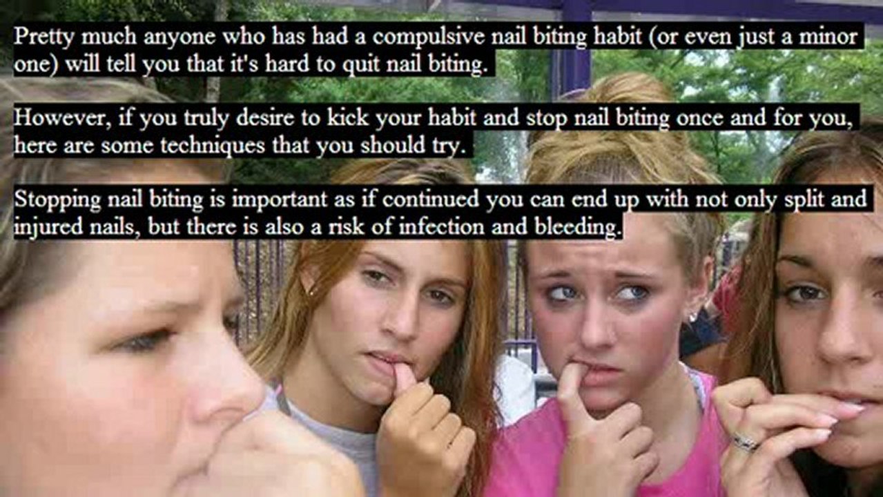 Stop Biting Nails How To Stop Nail Biting Fast!