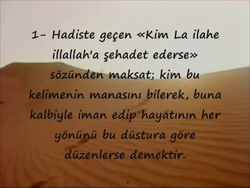 hadis dersi 2.hadis
