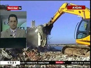 Parlamenterler Sitesi'nde kaçak yapı yıkıldı