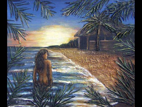 peinture la mer vagues plages rochers par virginie trabaud