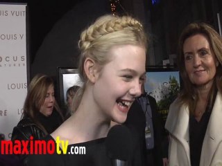 Elle Fanning on Sister Dakota at "Somewhere" Premiere
