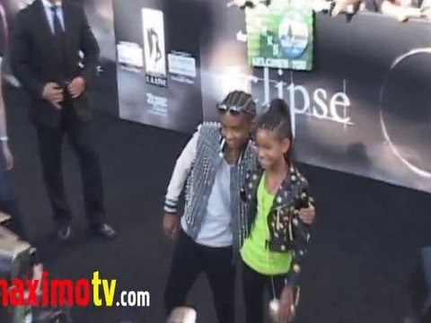 Jaden Smith and Willow Smith at ECLIPSE Premiere
