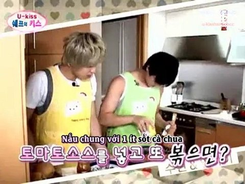 [Vietsub]100814 U-Kiss Chef's Kiss Ep12 P1