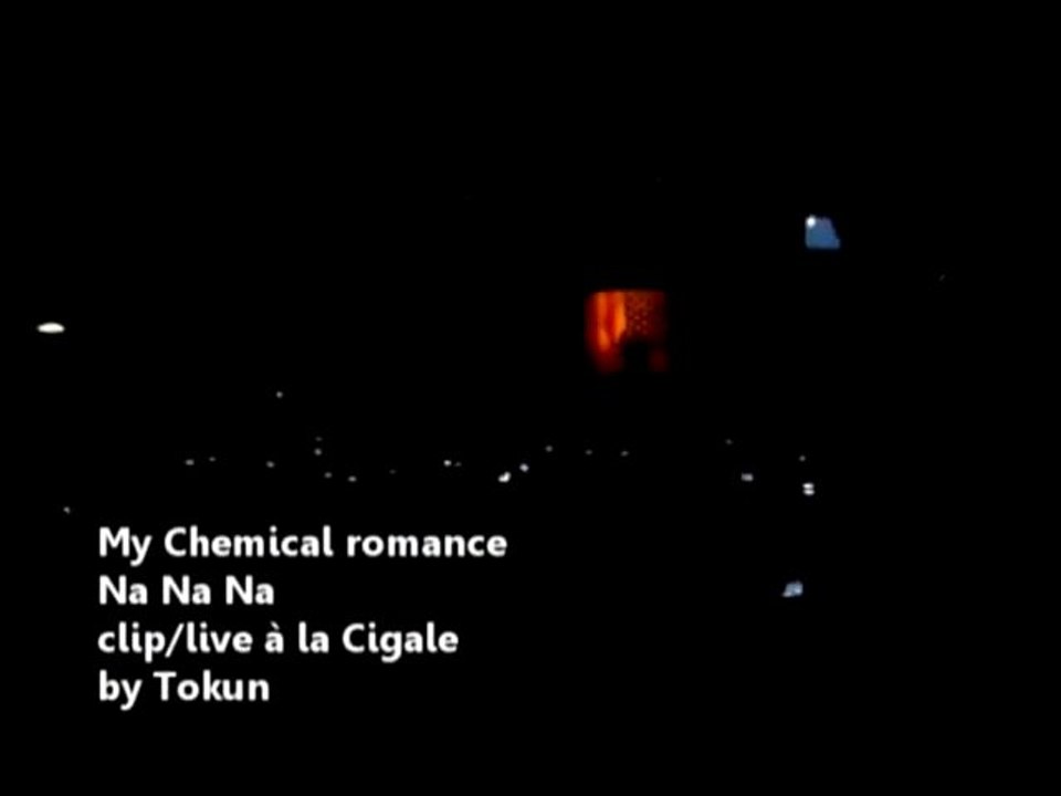 My Chemical Romance - "Na Na Na" clip/live @ la Cigale Paris