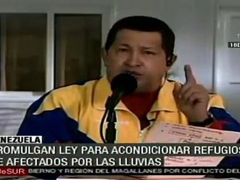 Promulgación ley para acondicionar refugios de afectados por las lluvias