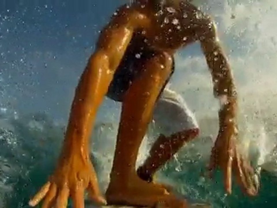 Kalani Robb surfing in Slow Motion at Pipeline