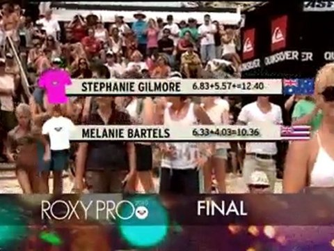 Stephanie Gilmore wins - 2010 Roxy Pro Australia