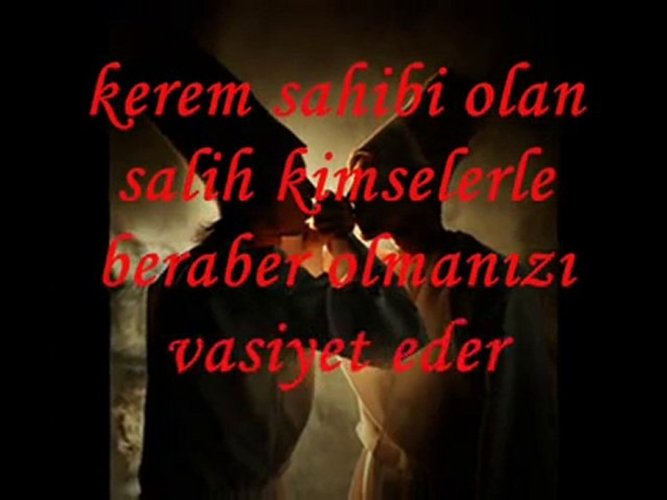 Hz. Mevlânâ'nın vasiyeti Semazen Onbir