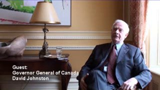 Brent Holland Show Governor General of Canada David Johnston