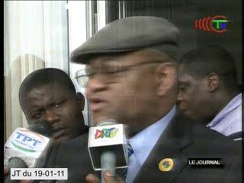 Visite du barrage d'Imboulou par la délégation du PDGE