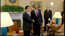Obamalar, Jintao onuruna Beyaz Saray'da yemek verdi