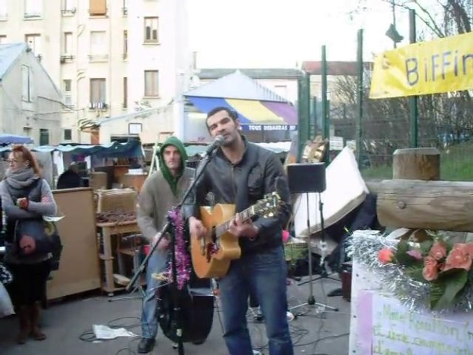 ambiance rokabilly chez les biffins de st ouen