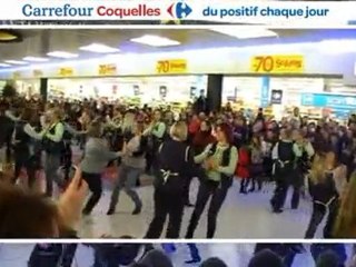 flash mob carrefour Coquelles