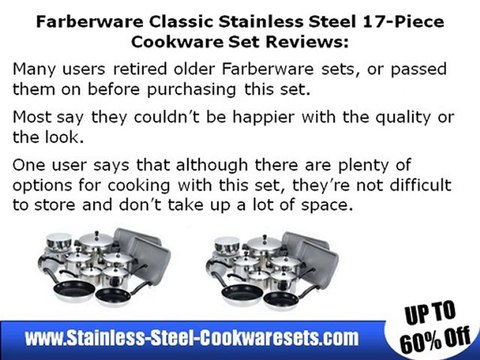 Farberware Classic Stainless Steel Cookware Set