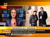 Universiad Erzurum kış olimpiyatları Musa Alcan 3G Canlı yyn