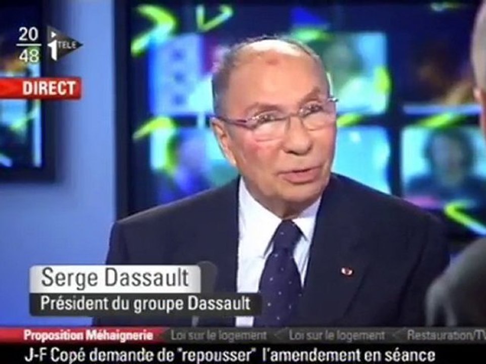 Serge Dassault - i>Télé - 18-03-09