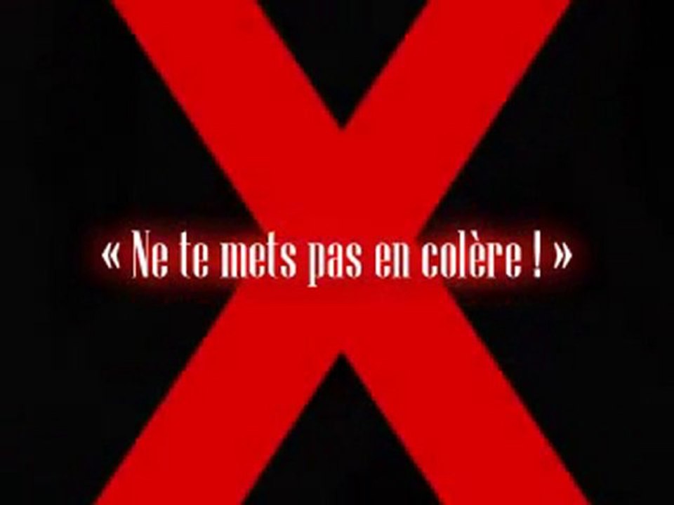 «Ne te mets pas en colère!»
