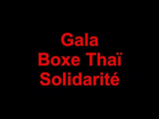 Gala de Boxe Thaï "Solidarité"