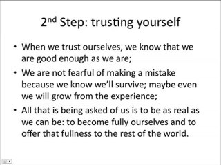 Trusting Yourself