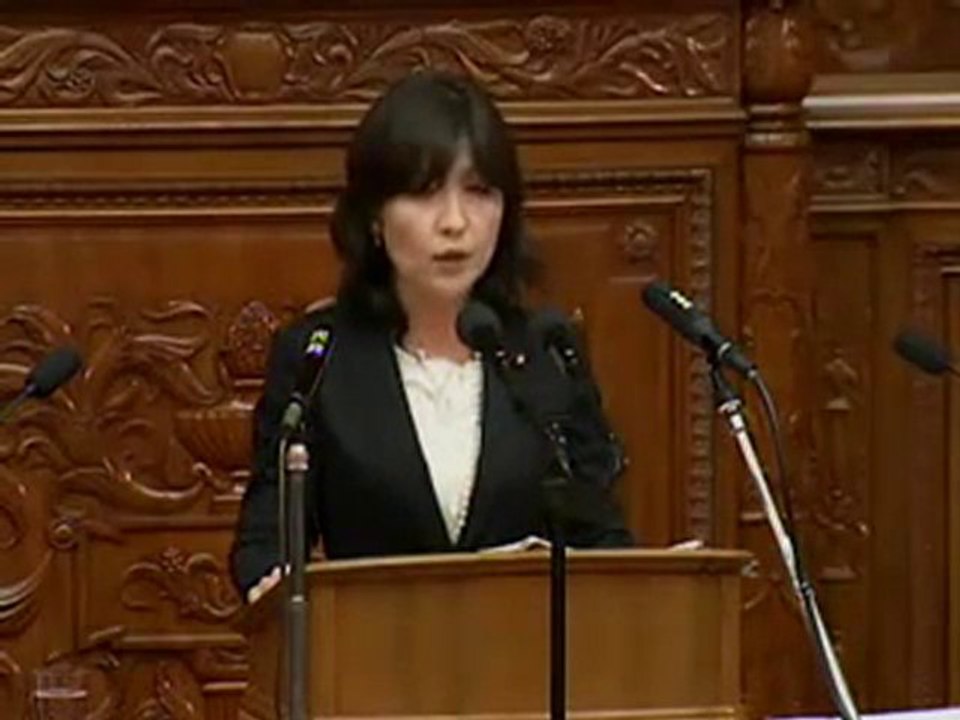 稲田朋美 世紀の大演説　平成22年10月6日1