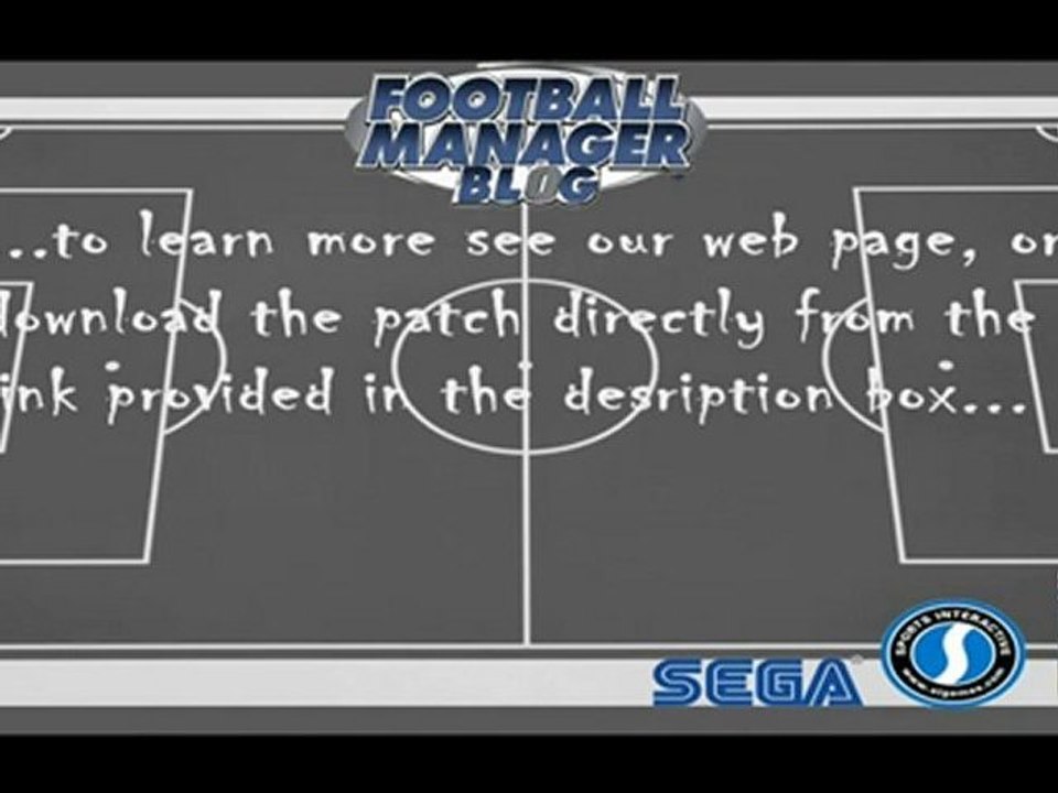 FOOTBALL MANAGER 2011 PATCH (patch 11.1.0)