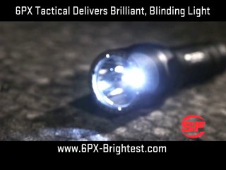 Brightest LED Flashlight for its Size – 6PX Tactical