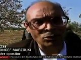 Moncef Marzouki: es un sentimiento de orgullo nacional, el ver que los represores son ahora profugos