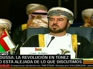 Ecos de cumbre económica árabe resuenan por "revolución tunecina"