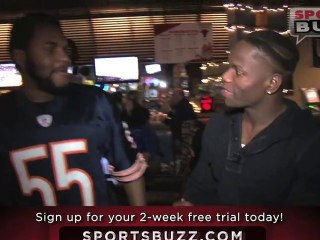 Q & A at Juniors Sports Lounge with the Chicago Bears D.J. M