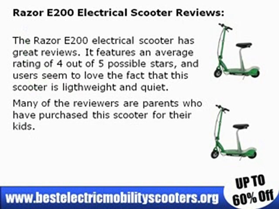 Razor E200 Electrical Scooter