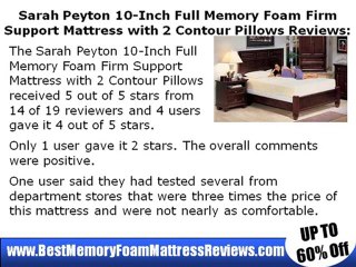 Sarah Peyton Full Memory Foam Mattress