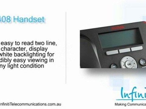 Avaya 1408 Handset Video Overview