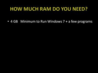 Trading Computers - RAM _ How Much