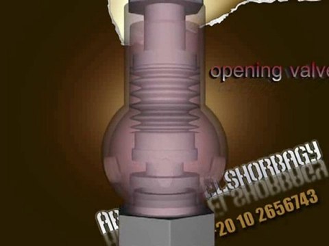 steam safety valve - 3D Design