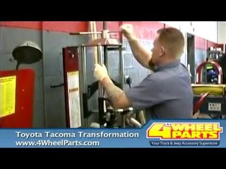 Toyota Tacoma Transformation w/ 4 Wheel Parts & Fred Anderson Toyota