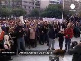 Greek antigovernment protest - no comment