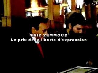 Eric Zemmour reçoit le prix de la liberté d'expression.