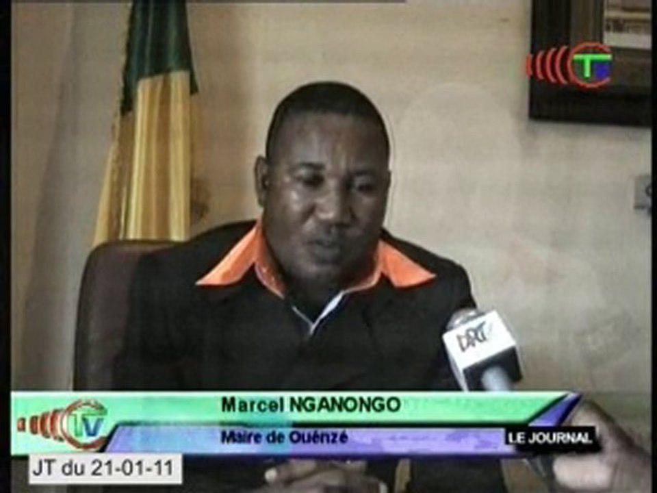 Visite des chantiers par le Maire de Ouenzé