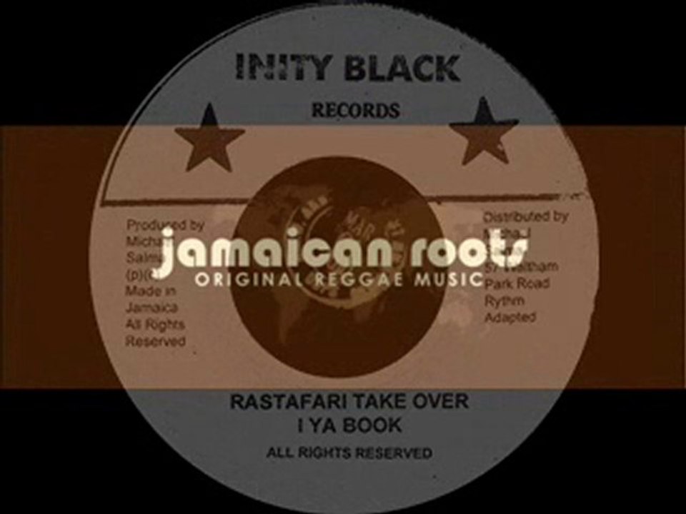 I Ya Book - Rastafari Take Over (INITY BLACK) 7" - Reggae