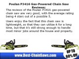 Poulan P3416 16-Inch 34cc Gas-Powered Chain Saw