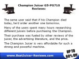 Champion Juicer G5-PG710 G5-PG720-BLACK Juicer