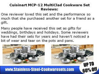 Cuisinart MCP-12 MultiClad Pro Cookware Set