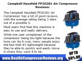 Campbell Hausfeld FP20281 Air Compressor