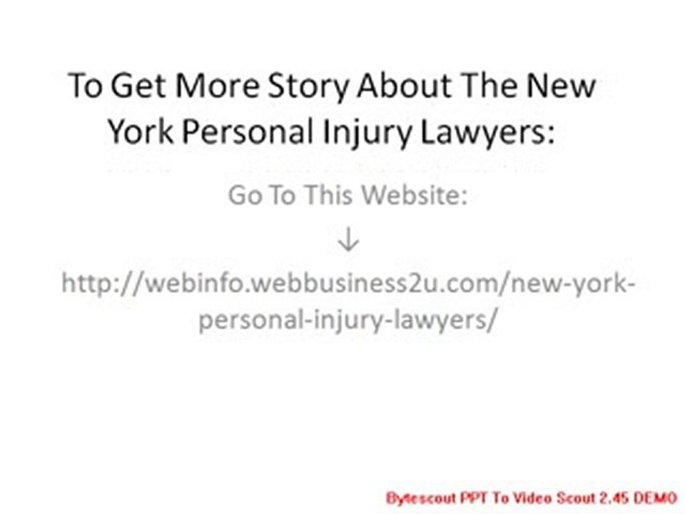 New York Personal Injury Lawyers